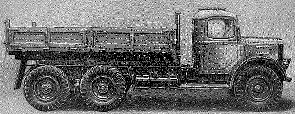 Austin, 3-ton, 6x4, Model K6 with tipping body with body lowered