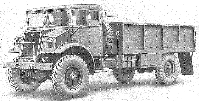 Tender, 3-ton, 4 wheeled General Service, Ford CO18QF (F60L), 4x4