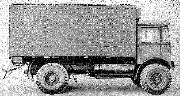 AEC, Model 0853 chassis, equipped for air traffic control