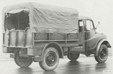 Truck, General Service, 1-ton, 4x4, Austin from rear