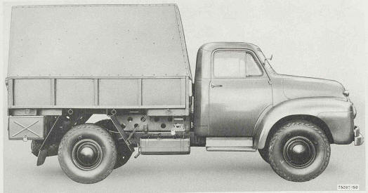 Truck, General Service, 1-ton, 4x2, Bedford, A2C