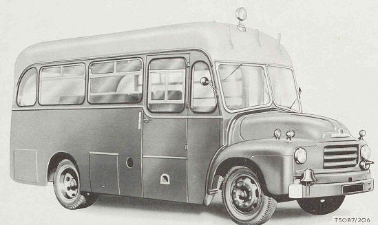 Motor Coach, 4x2, 10-seater, Aircrew, Bedford A3LZ