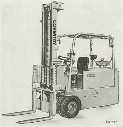 Truck, Lift, Fork, diesel, 6000/20/14, Coventry Climax Skyzone