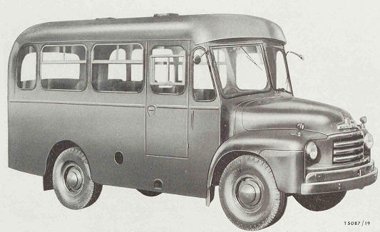Motor Coach, 4x2, 14-seater, Bedford D1Z