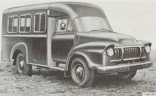Motor Coach, 4x2, 14-seater, Bedford D1Z2