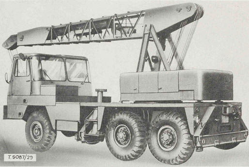 Crane, Truck Mounted, 5-ton, Fully-slewing, 6x6, Coles/Steel GP