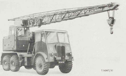 Crane, Truck Mounted, 10-ton, Fully Slewing, 6x6, Coles/Steel, L96404-4 (Diesel: Dual Control: with Sheer Legs) 