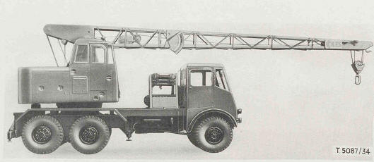 Crane, Truck Mounted, 10-ton, Fully Slewing, 6x6, Coles/Steel, L96404-1