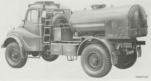 Truck, Tanker, Water, 200-gal, 1-ton, 4x4, Austin K9 from rear