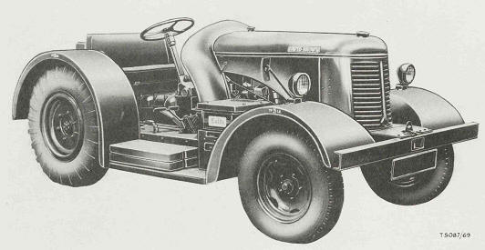 Tractor, Wheeled, Industrial, Aircraft, Light, 60,000 lb, 4x2, David Brown Taskmaster Mk 1, 2 & 3