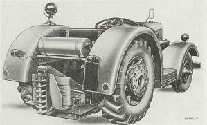 Tractor, Wheeled, Industrial, Aircraft, medium, 100,000 lb, 4x2, Type VIG/1C/1 from rear right