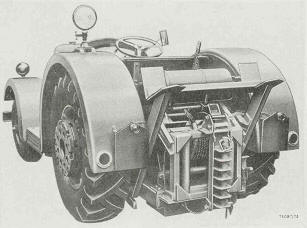 Tractor, Wheeled, Industrial, Aircraft, medium, 100,000 lb, 4x2, Type VIG/1C/1 from rear left