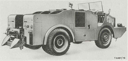 Tractor, Wheeled, Aircraft Towing Power Servicing, Heavy, 20,000 lb, Sentinel Mk 1with or without winch from rear