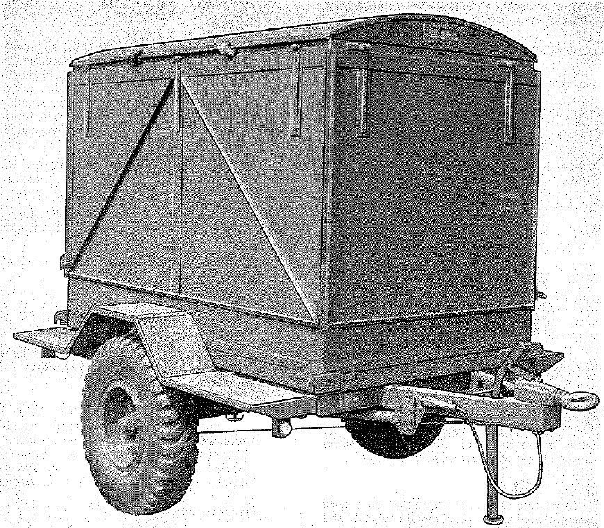 Trailer, 2 wheeled, MT Servicing Mk 3