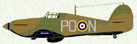 Hurricane I of No 46 Squadron