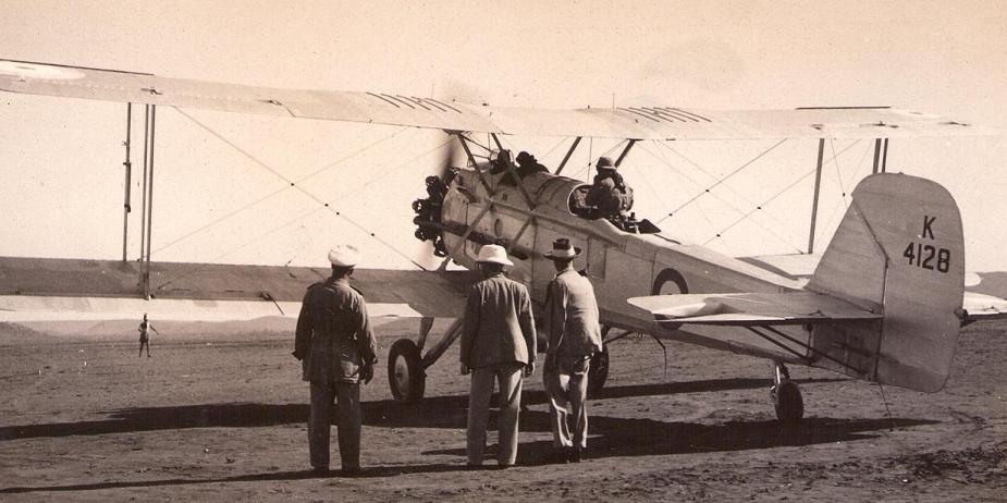 Vickers Vincent of No 8 Sqn, probably taken in Ethiopia in 1936